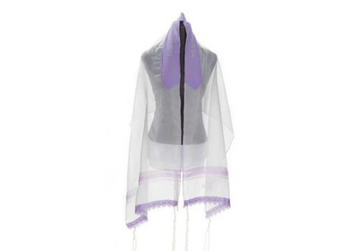 Order lace tallit or lace-decorated tallit, hand-made in Israel - the gift of beauty and tradition.