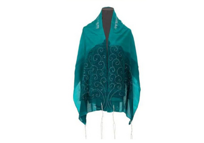 Select a unique designer silk woman tallit | Visit Galilee Silks