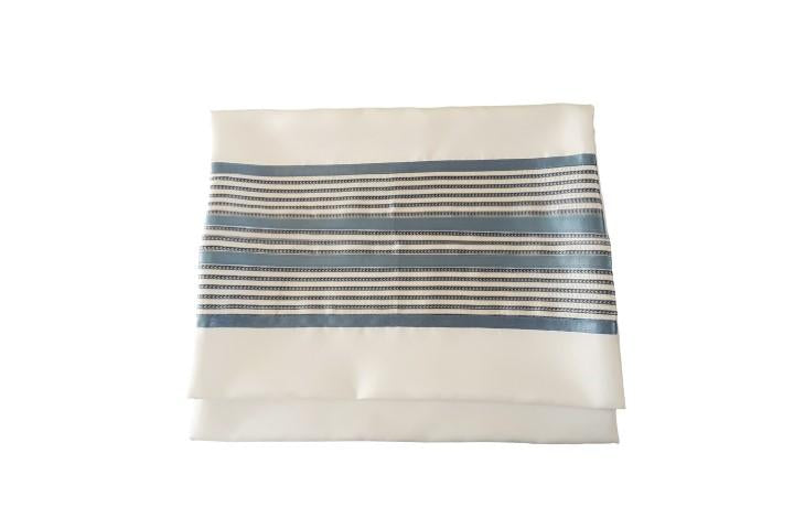Refreshing White and Blue Tallit, Bar Mitzvah Tallit bag, Tallit Prayer Shawl,