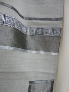 Light Grey tallit collection wing
