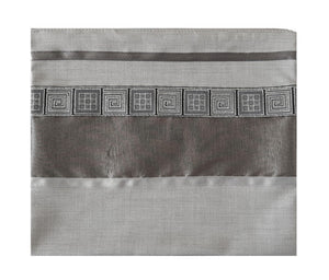 Light Grey Tallit, Bar Mitzvah Tallit Set, Modern Tallit, Contemporary Tallit bag collection