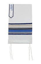 Load image into Gallery viewer, Sea and Sand Tallit for Sale, Bar Mitzvah Talllit, Hebrew Prayer Shawl from Israel, Tallit Prayer Shawl hung