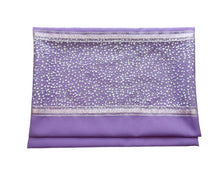Load image into Gallery viewer, Royal Lilac with Silver and White Flakes Bat Mitzvah Tallit, Tallit for Women, Women&#39;s Tallit Prayer Shawl bag