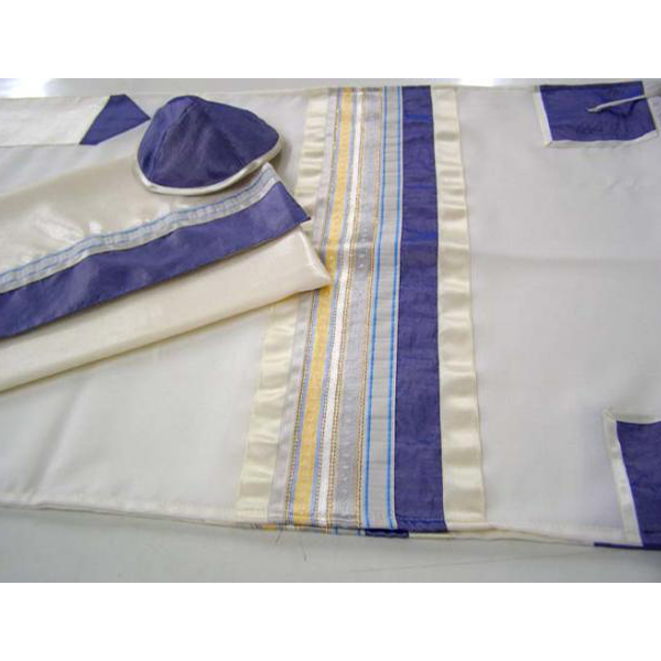 Tallit Gold and Blue