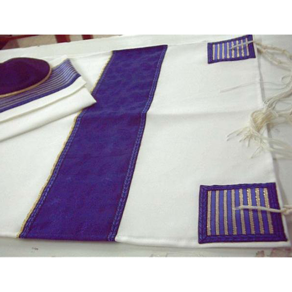 Wool Tallit Made In Israel For Jewish Men
