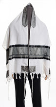 Load image into Gallery viewer, Modern Grey  Tallit for Men full